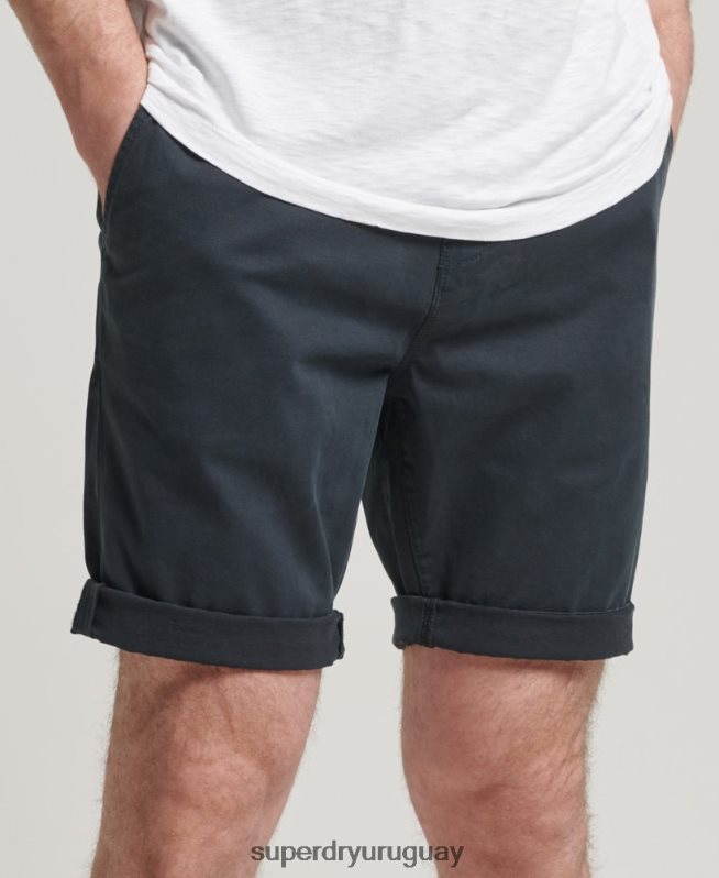 uy Superdry hombres shorts chinos de algodón orgánico studios core Armada DT2N8Z346 ropa