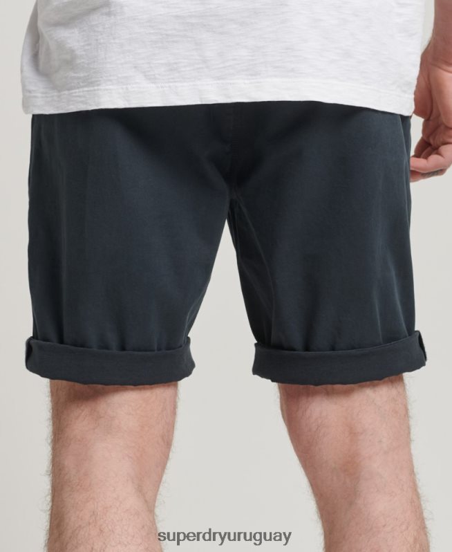 uy Superdry hombres shorts chinos de algodón orgánico studios core Armada DT2N8Z346 ropa