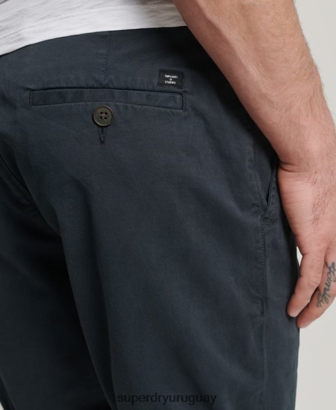 uy Superdry hombres shorts chinos de algodón orgánico studios core Armada DT2N8Z346 ropa
