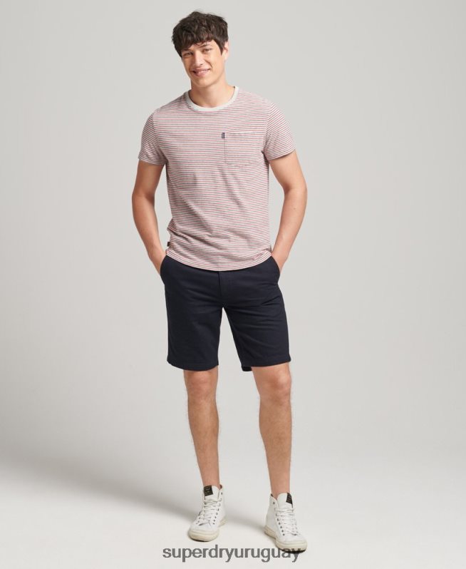 uy Superdry hombres shorts chinos de oficial vintage Armada DT2N8Z306 ropa