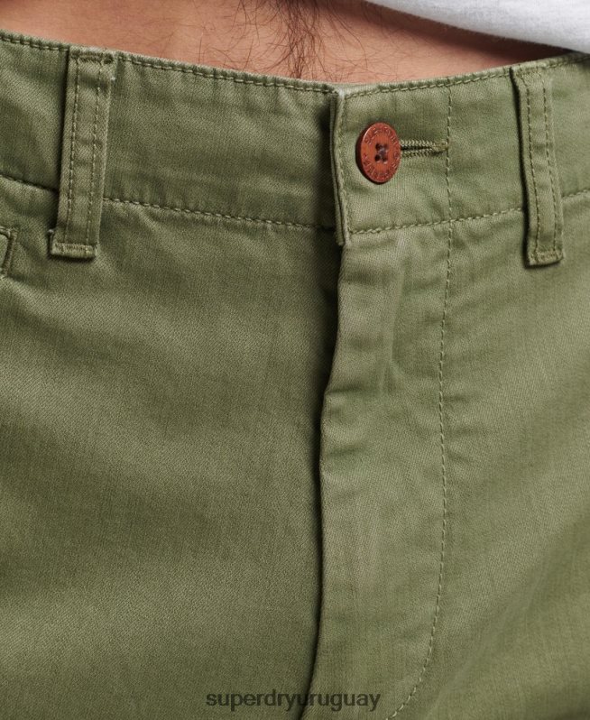 uy Superdry hombres shorts chinos de oficial vintage caqui DT2N8Z312 ropa