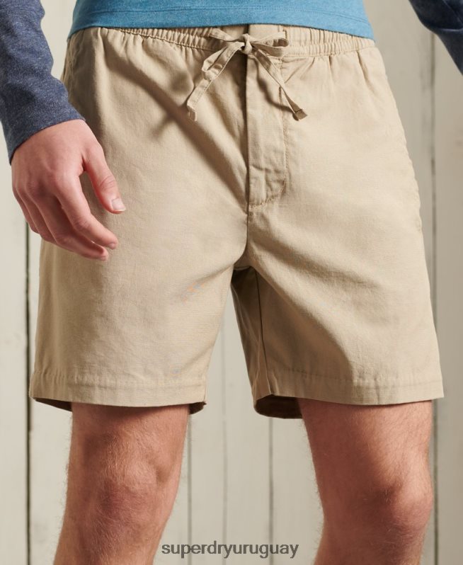 uy Superdry hombres shorts con cordón Edit Taper broncearse DT2N8Z383 ropa
