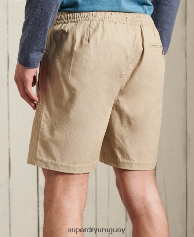 uy Superdry hombres shorts con cordón Edit Taper broncearse DT2N8Z383 ropa