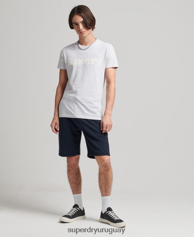uy Superdry hombres shorts de algodón orgánico con logo vintage Armada DT2N8Z310 ropa