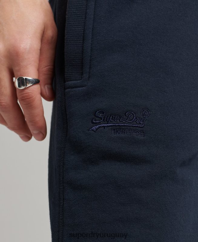 uy Superdry hombres shorts de algodón orgánico con logo vintage Armada DT2N8Z310 ropa