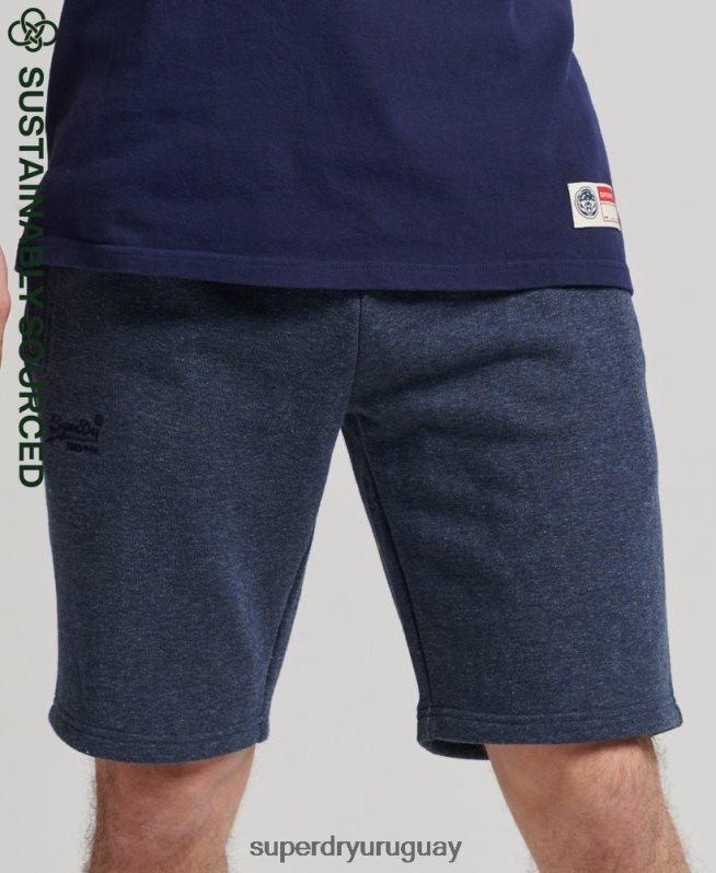 uy Superdry hombres shorts de algodón orgánico con logo vintage Armada DT2N8Z311 ropa