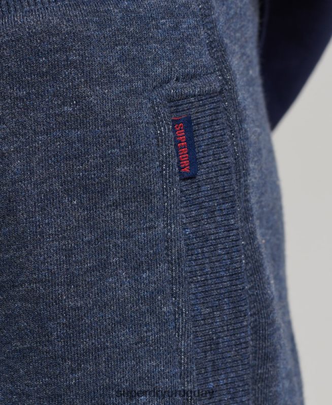 uy Superdry hombres shorts de algodón orgánico con logo vintage Armada DT2N8Z311 ropa