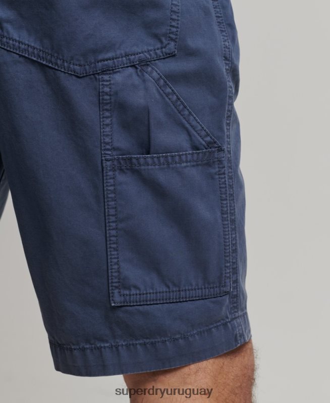 uy Superdry hombres shorts de carpintero vintage de algodón orgánico Armada DT2N8Z358 ropa