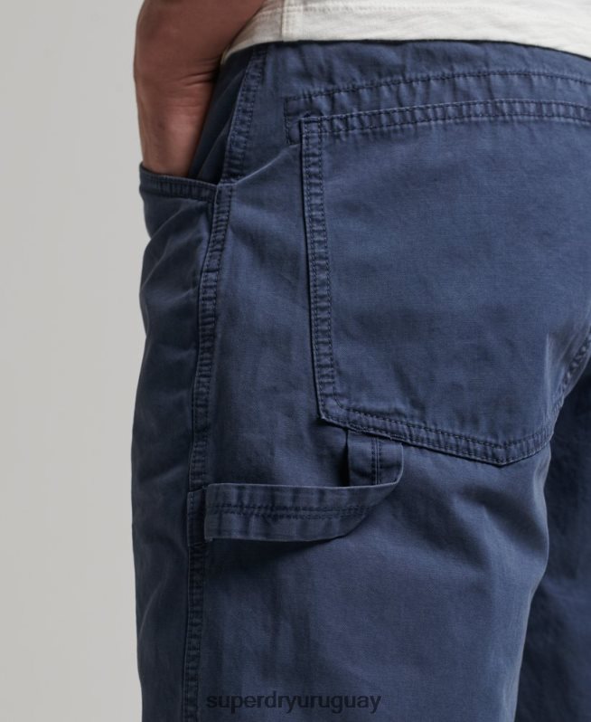 uy Superdry hombres shorts de carpintero vintage de algodón orgánico Armada DT2N8Z358 ropa
