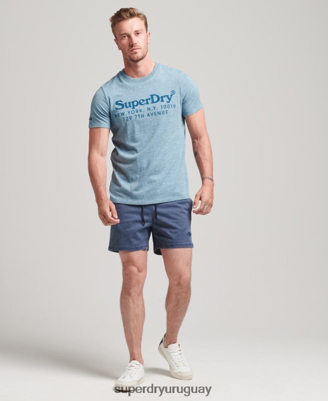 uy Superdry hombres shorts de rayas vintage Armada DT2N8Z377 ropa