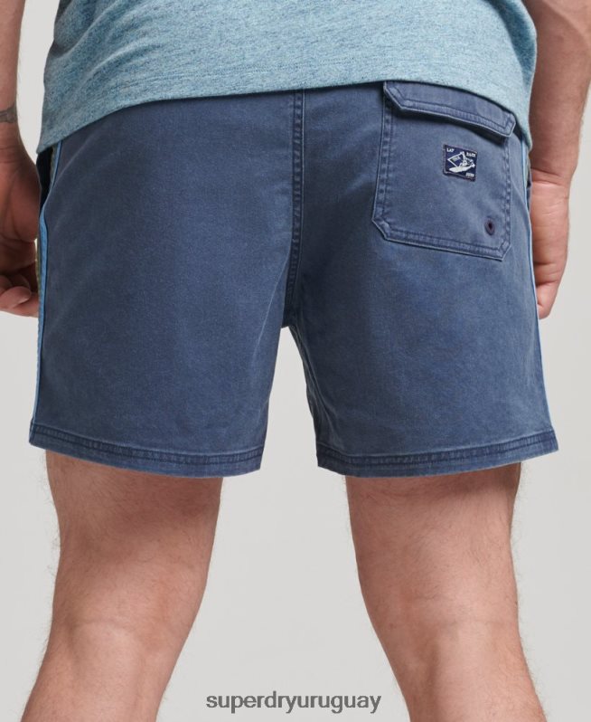uy Superdry hombres shorts de rayas vintage Armada DT2N8Z377 ropa