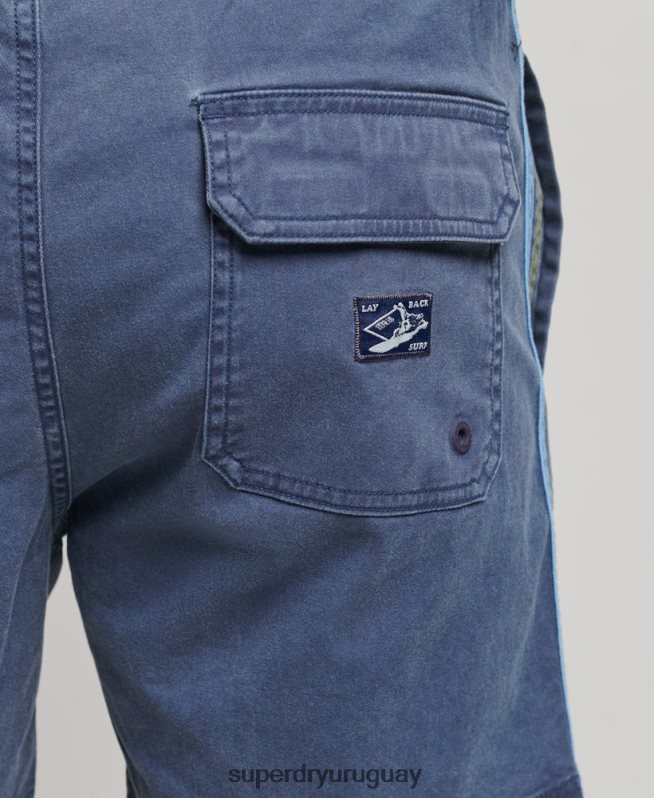 uy Superdry hombres shorts de rayas vintage Armada DT2N8Z377 ropa