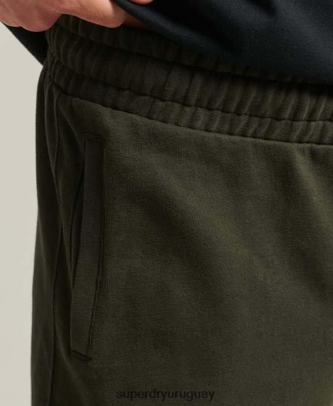 uy Superdry hombres shorts deportivos code core caqui DT2N8Z359 ropa