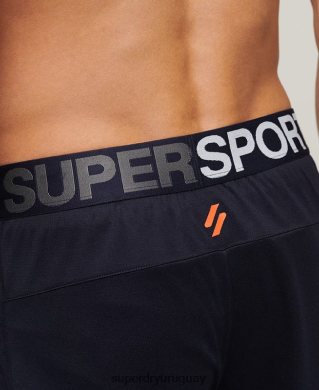 uy Superdry hombres shorts holgados básicos Armada DT2N8Z1406 ropa