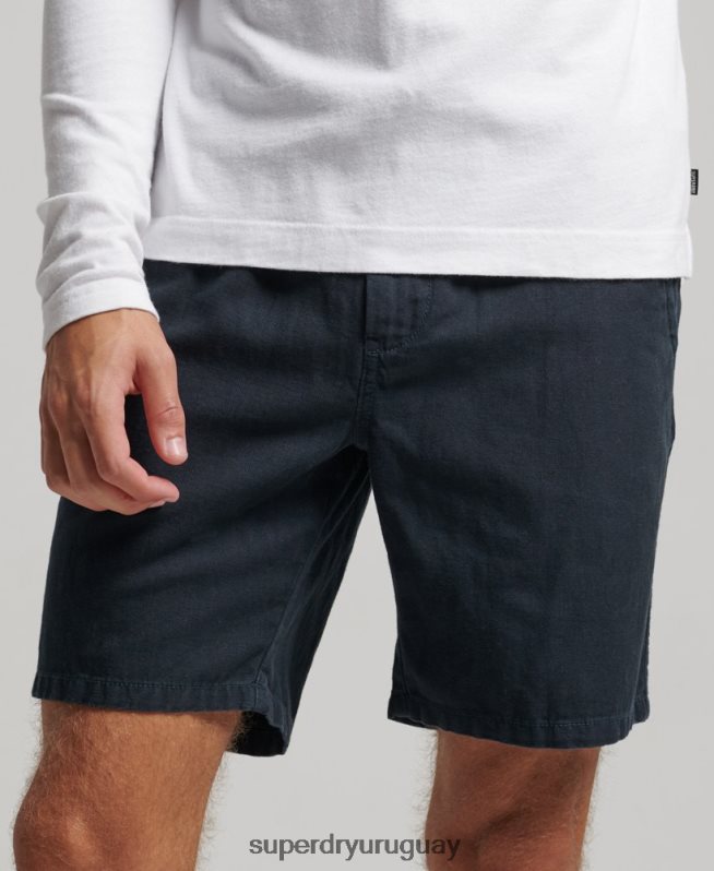 uy Superdry hombres shorts vintage sobreteñidos Armada DT2N8Z257 ropa