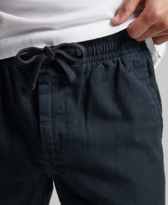 uy Superdry hombres shorts vintage sobreteñidos Armada DT2N8Z257 ropa