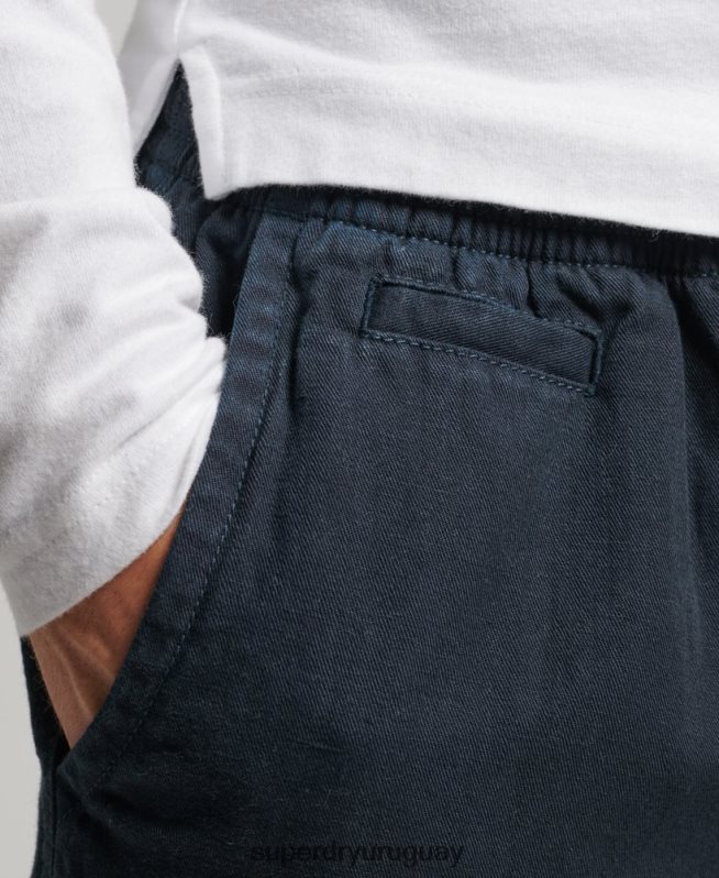 uy Superdry hombres shorts vintage sobreteñidos Armada DT2N8Z257 ropa