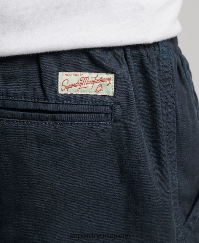 uy Superdry hombres shorts vintage sobreteñidos Armada DT2N8Z257 ropa