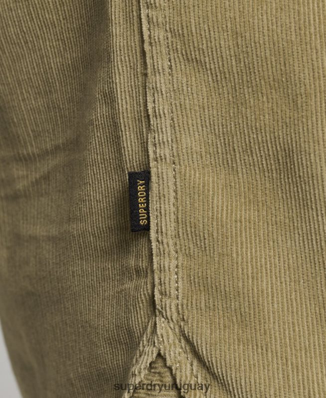 uy Superdry hombres camisa trailsman de pana broncearse DT2N8Z234 ropa