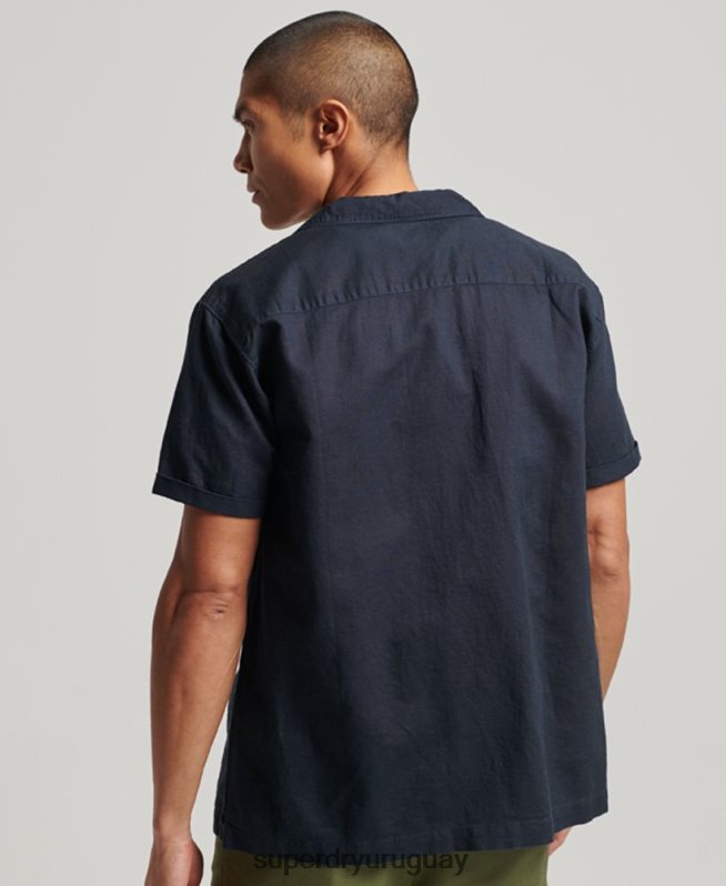uy Superdry hombres playera manga corta resort Armada DT2N8Z135 ropa