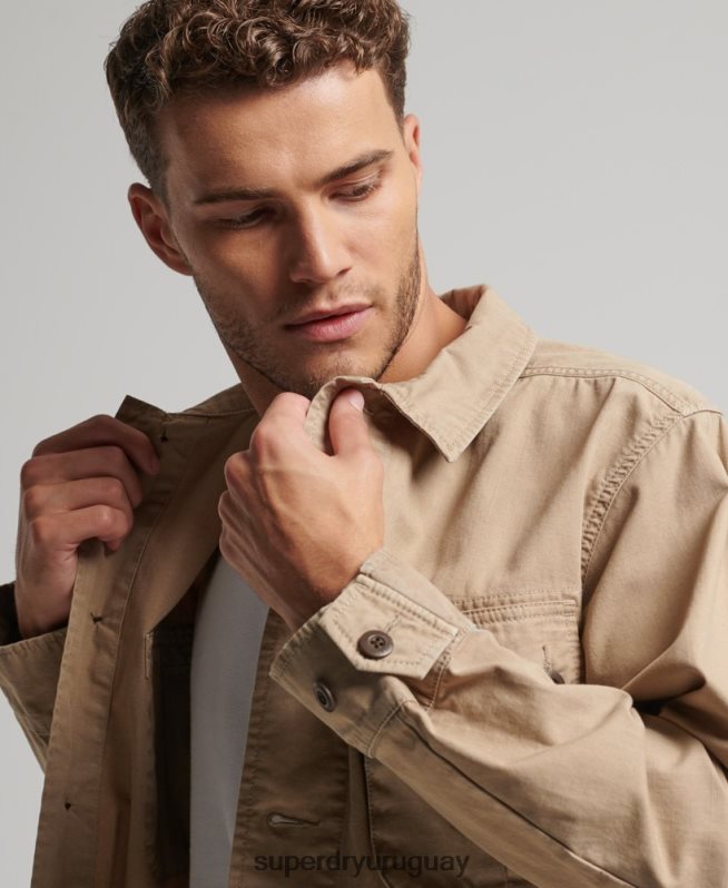 uy Superdry hombres sobrecamisa de combate vintage broncearse DT2N8Z199 ropa