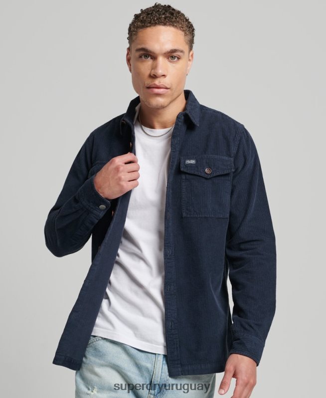 uy Superdry hombres sobrecamisa de pana vintage Armada DT2N8Z182 ropa