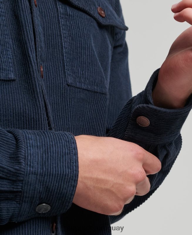 uy Superdry hombres sobrecamisa de pana vintage Armada DT2N8Z182 ropa