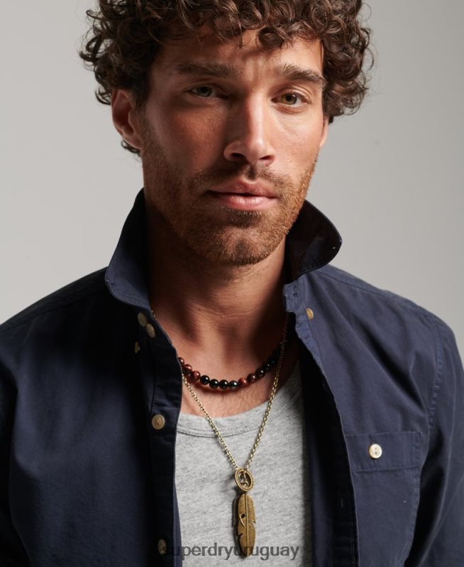 uy Superdry hombres tienda comercial - camisa de manga larga Armada DT2N8Z148 ropa