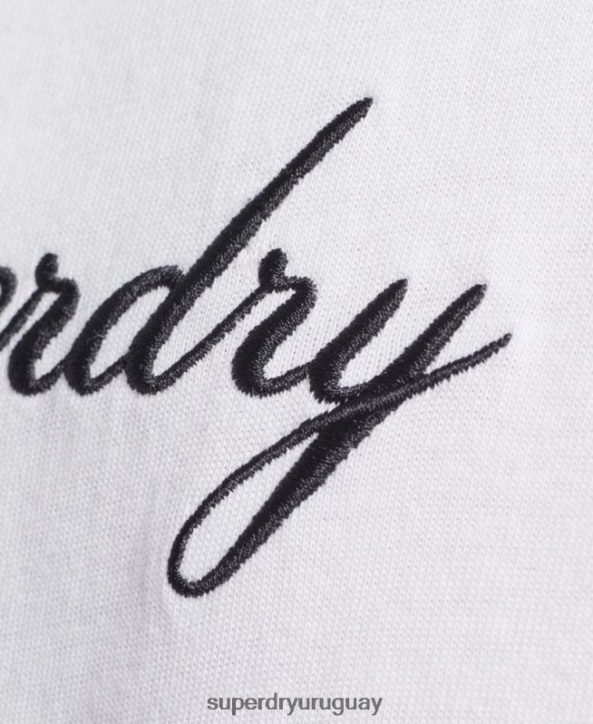 uy Superdry hombres camiseta de herencia blanco DT2N8Z4822 ropa