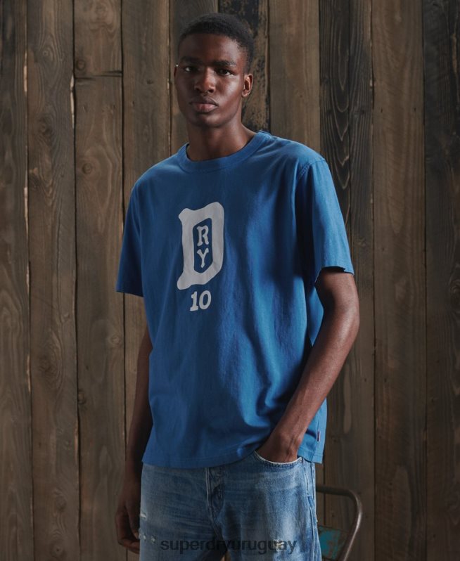 uy Superdry hombres camiseta dry varsity de edición limitada Armada DT2N8Z4985 ropa