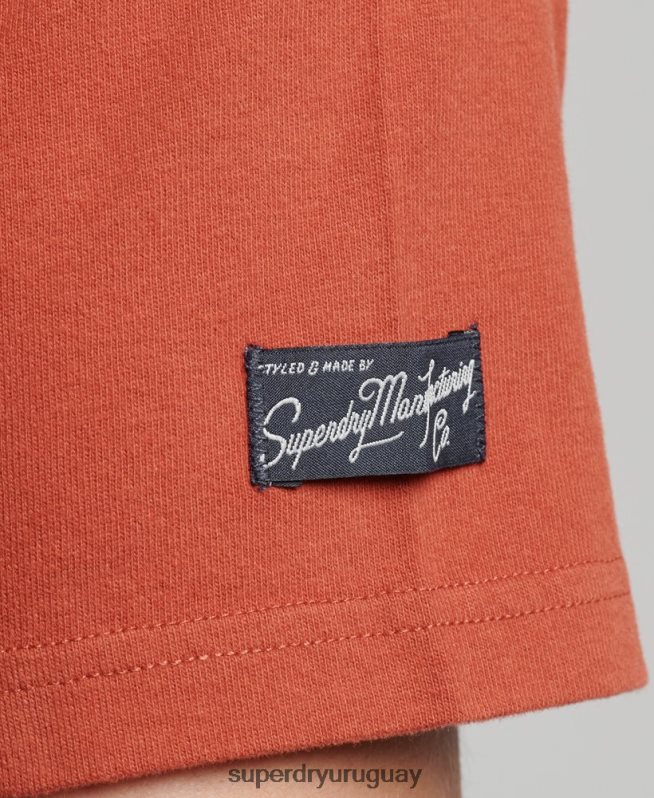 uy Superdry hombres playera raglán con logo gráfico Armada DT2N8Z4842 ropa