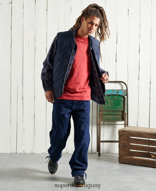 uy Superdry hombres playera seca con gráfico de edición limitada rojo DT2N8Z4981 ropa