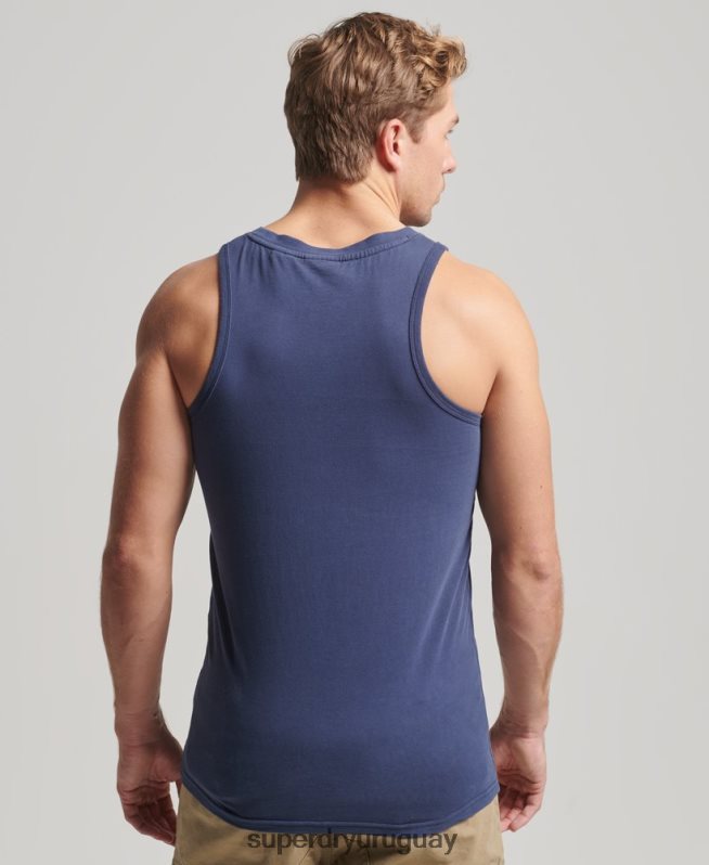 uy Superdry hombres top de tirantes clásico terreno vintage Armada DT2N8Z1503 ropa