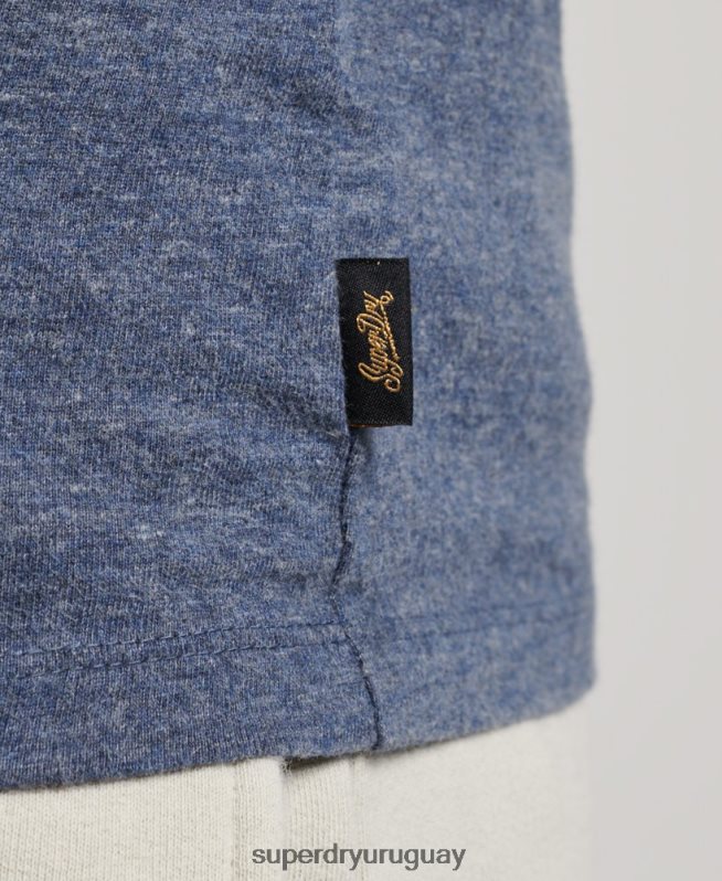 uy Superdry hombres top sin mangas con logo vintage Armada DT2N8Z1444 ropa