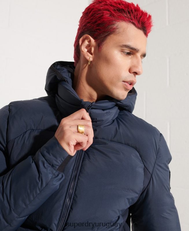 uy Superdry hombres Chaqueta cortavientos Expedition Down SD Armada DT2N8Z4665 ropa