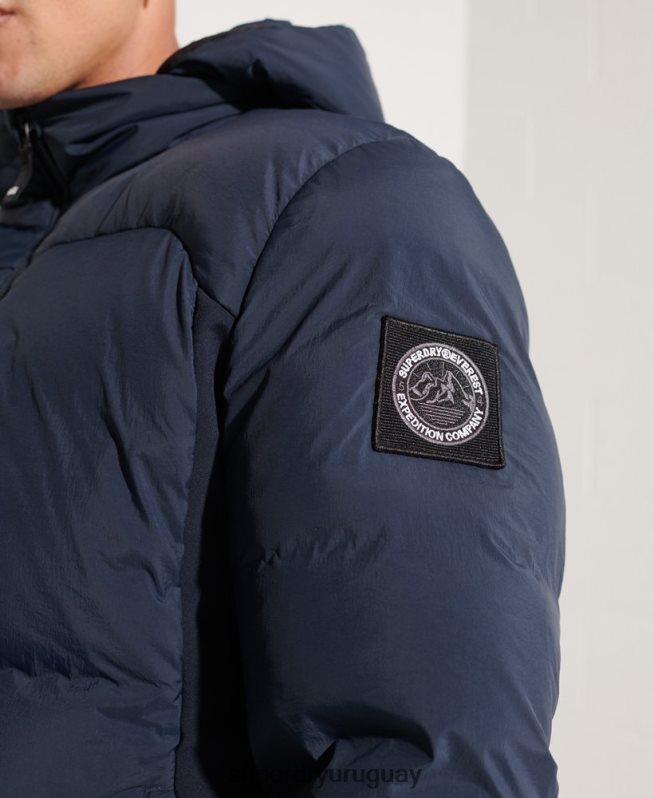 uy Superdry hombres Chaqueta cortavientos Expedition Down SD Armada DT2N8Z4665 ropa
