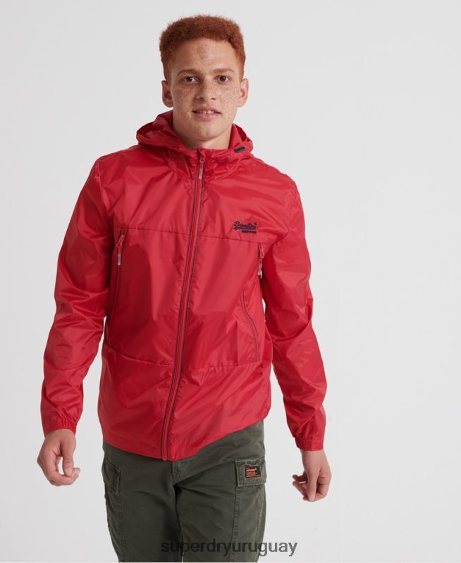 uy Superdry hombres caja empacable costa afuera rojo DT2N8Z1186 ropa