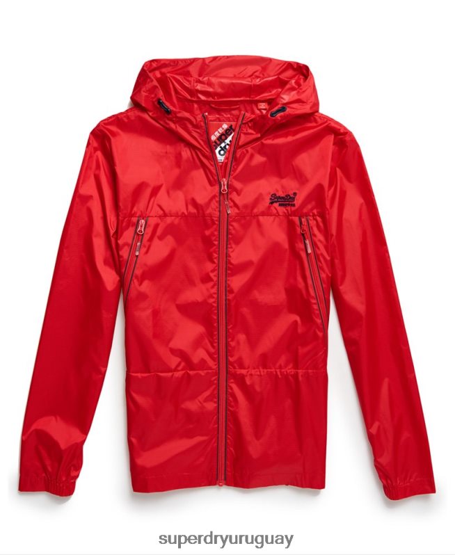 uy Superdry hombres caja empacable costa afuera rojo DT2N8Z1186 ropa
