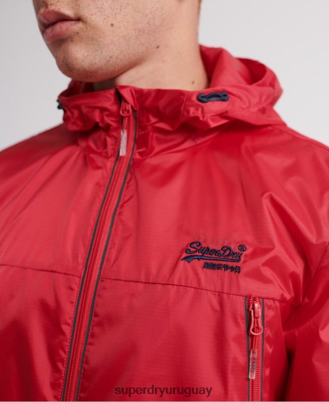 uy Superdry hombres caja empacable costa afuera rojo DT2N8Z1186 ropa