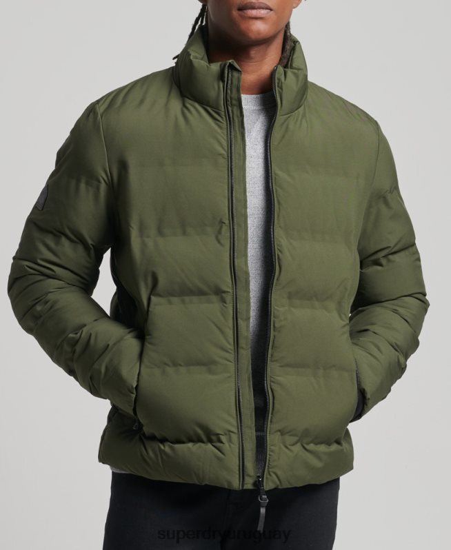 uy Superdry hombres chamarra acolchada Ultimate Radar caqui DT2N8Z4621 ropa