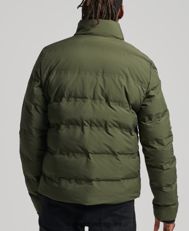 uy Superdry hombres chamarra acolchada Ultimate Radar caqui DT2N8Z4621 ropa