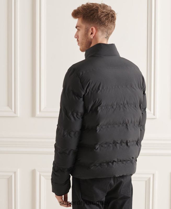 uy Superdry hombres chamarra acolchada Ultimate Radar negro DT2N8Z4622 ropa