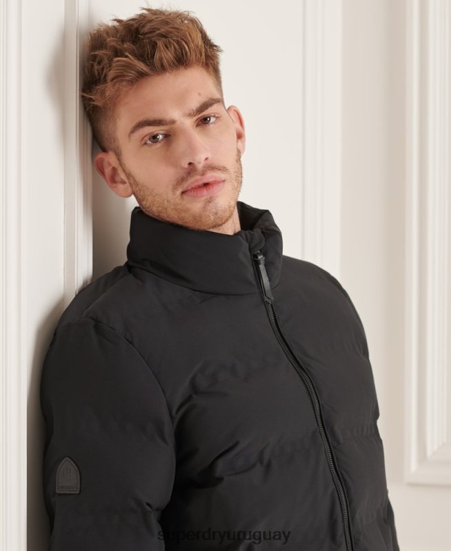 uy Superdry hombres chamarra acolchada Ultimate Radar negro DT2N8Z4622 ropa
