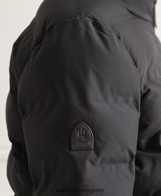 uy Superdry hombres chamarra acolchada Ultimate Radar negro DT2N8Z4622 ropa