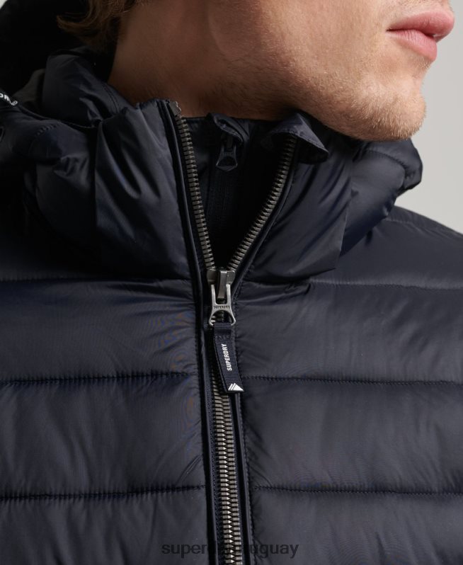 uy Superdry hombres chamarra acolchada clásica con capucha Armada DT2N8Z1068 ropa