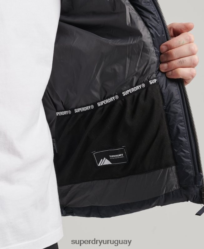 uy Superdry hombres chamarra acolchada clásica con capucha Armada DT2N8Z1068 ropa