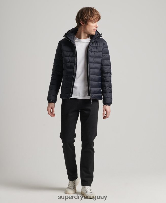 uy Superdry hombres chamarra acolchada clásica con capucha Armada DT2N8Z1068 ropa