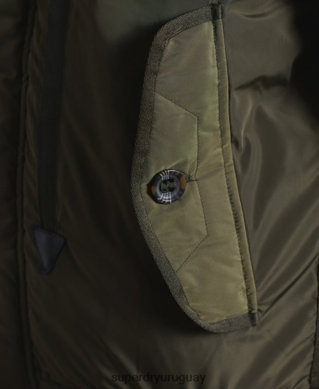 uy Superdry hombres chamarra bomber de rescate chinook caqui DT2N8Z4541 ropa