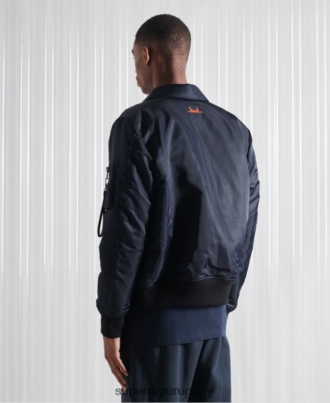 uy Superdry hombres chamarra bomber energía ma2 Armada DT2N8Z4757 ropa
