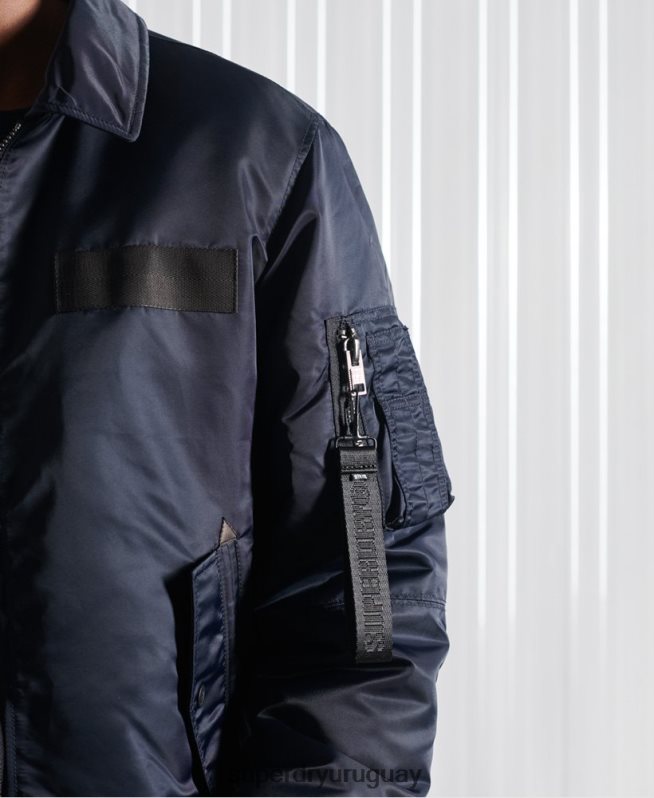 uy Superdry hombres chamarra bomber energía ma2 Armada DT2N8Z4757 ropa